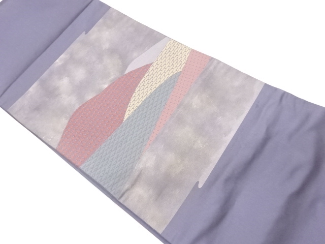 JAPANESE KIMONO / HIKIFOIL CHANGE YAMARAMI PATTERN WEAVING HIRAKI NAGO